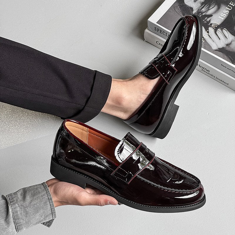 2025New Men Casual Oxford Shoes Genuine Leather Business Tooling Shoes Comfy High Quality Outdoor Antiskid Loafers Walking Shoes