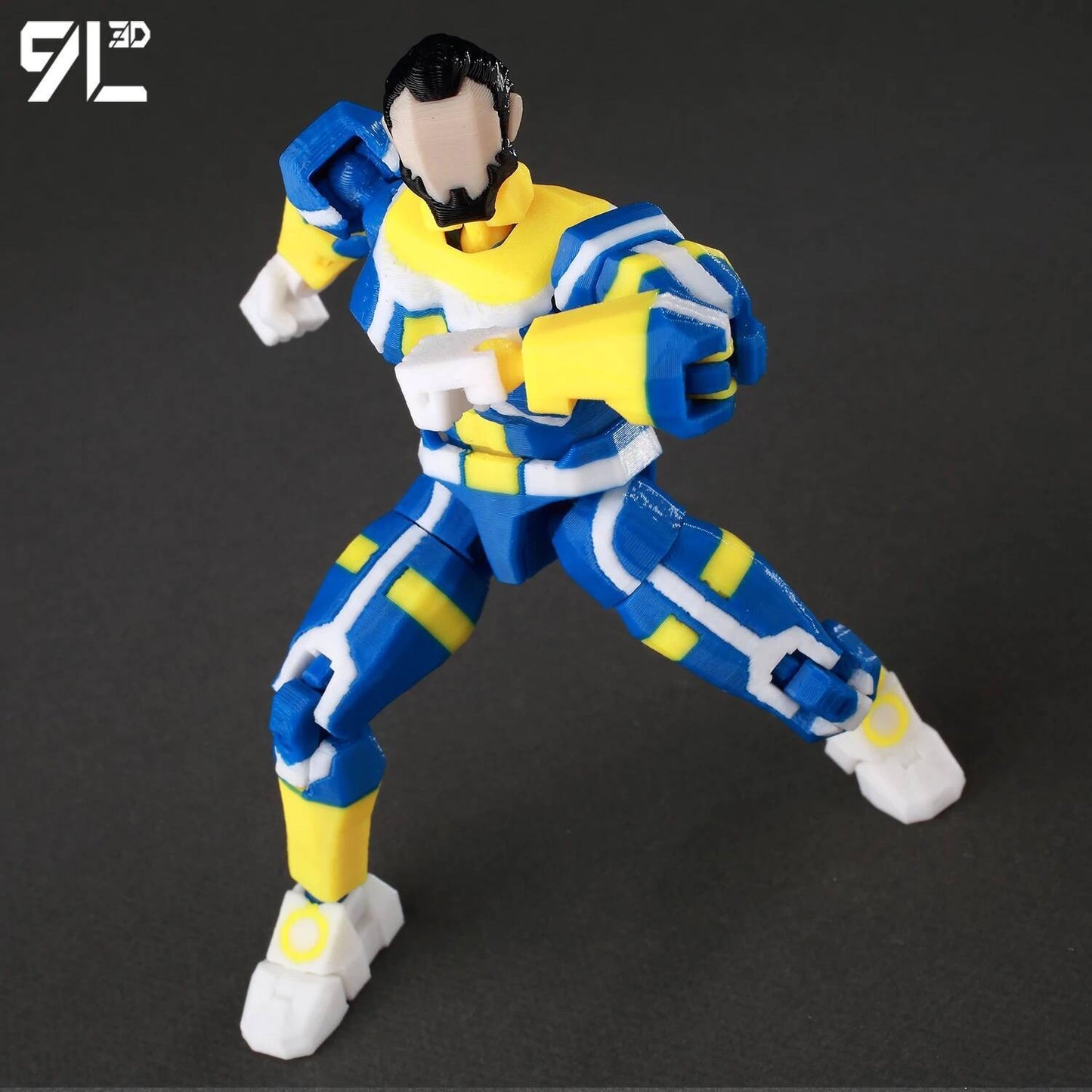 9L3D Impresso Invencível Menino Lucky13 Dummy13 Conquistar LEX Allen Super-heróis Anime Brinquedos Bonecos de Ação Modelo de Manequim Enfeites