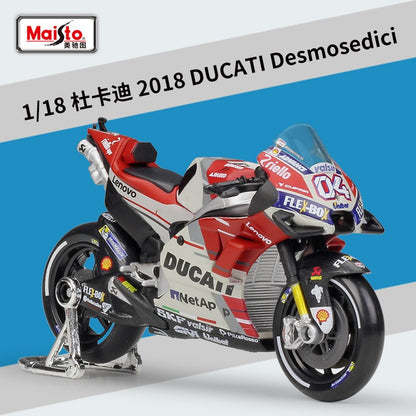 Maisto 1:18 2021 GP Racing Ducati Pramac Racing Veículos Die Cast Colecionáveis Modelo de Moto Brinquedos