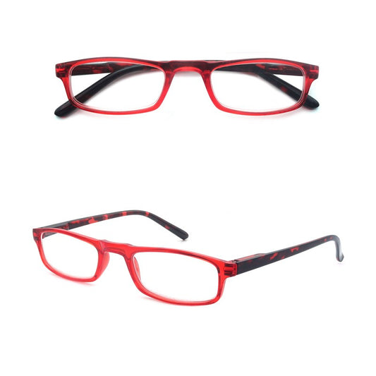 Women Men Reading Glasses Classic Small Rectangle Frame Spring Hinge Ulrta Comtable Wear Readers Eyeglass with Diopters