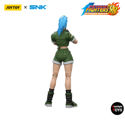 ?JOYTOY?1/18 Action Figure SNK KOF'98UM Ikari Warriors Team Leona Heidern Modelo Brinquedo Presentes