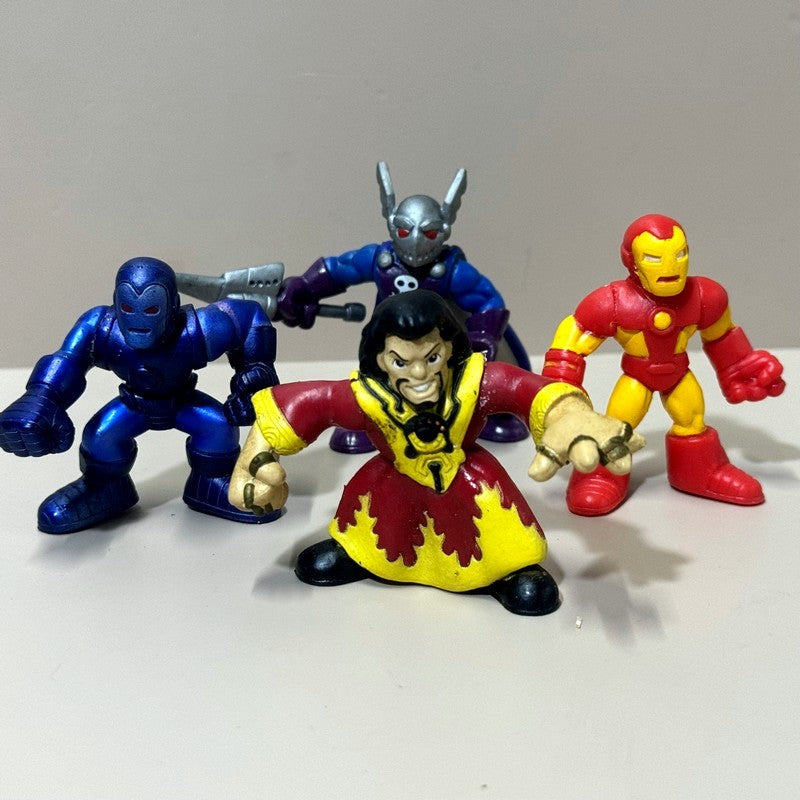 Playskool Marvel Super Hero Adventures The Power Up Squad Thanos Homem de Ferro Viúva Negra Hulkbuster Gavião Arqueiro Pantera Negra Bonecos