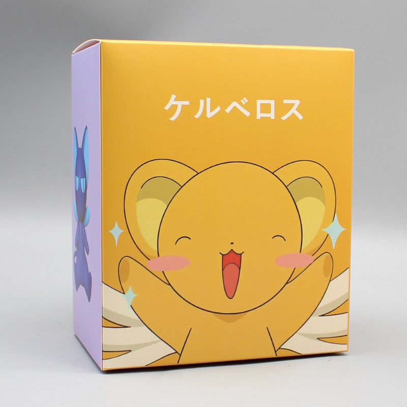 14cm Card Captor Sakura Cerberus E Spinel Sun Anime Action Figure Modelo Estátua Coleção Decoração de Mesa Enfeite Brinquedo de Presente