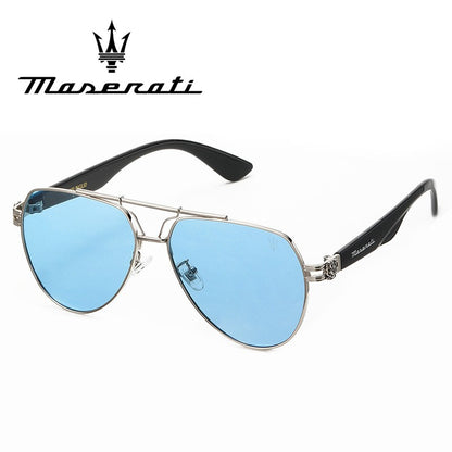 Óculos de Sol Polarizados Maserati para Homens e Mulheres - Óculos de Condução UV400 Estilo Clássico Moda de Alta Qualidade e Premium 7132