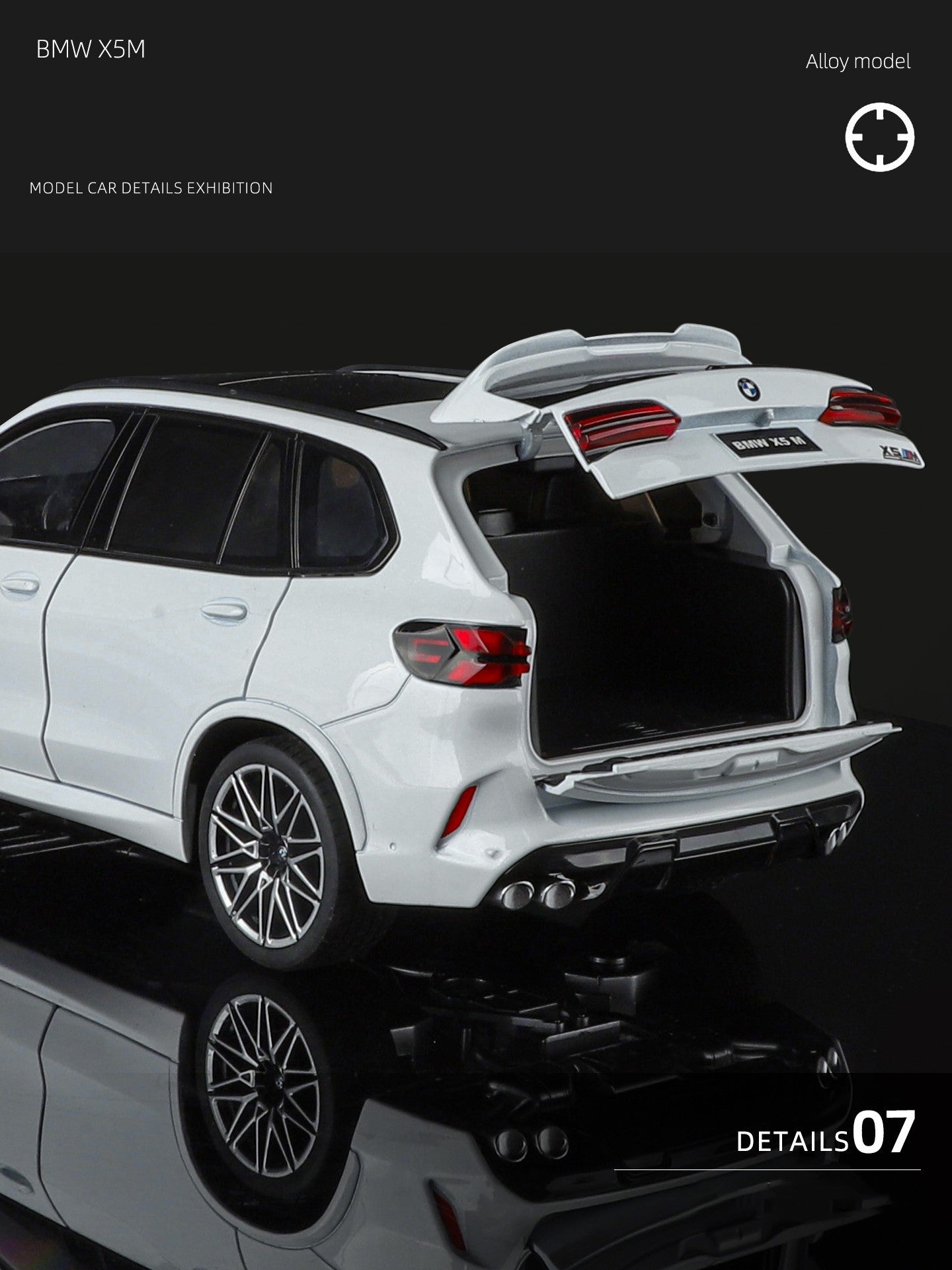 NOVO 1:18 BMW X5M X5 F95 SUV Liga Fundido & Veículos de Brinquedo Modelo de Carro em Escala Miniatura para Crianças