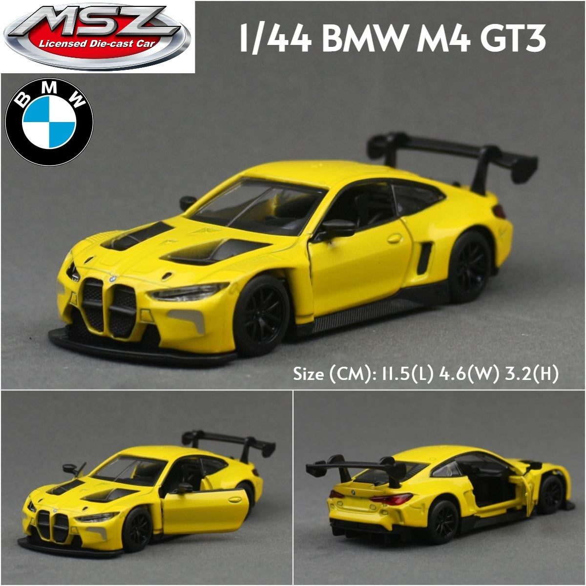 MSZ 1/43 BMW M3 M4 X6 X7 Mini Cooper SUV Carro Esportivo de Corrida Brinquedo Modelo Diecast Metal Miniatura Coleção de Fricção Presente Infantil