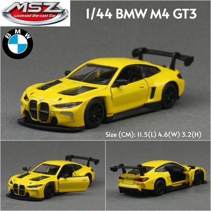 MSZ 1/43 BMW M3 M4 X6 X7 Mini Cooper SUV Carro Esportivo de Corrida Brinquedo Modelo Diecast Metal Miniatura Coleção de Fricção Presente Infantil