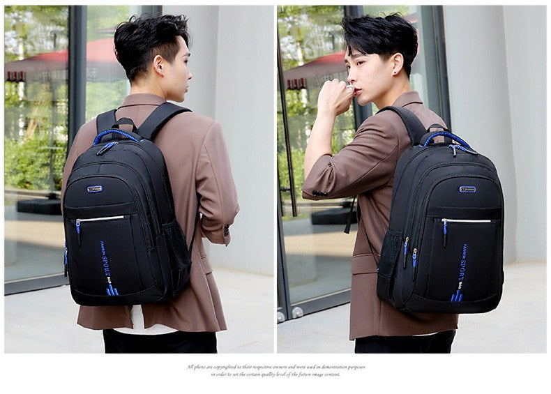Mochilas Masculinas Oxford À Prova D'Água Mochila Para Notebook Bolsa Executiva Casual Viagem Mochila Escolar Para Ensino Médio
