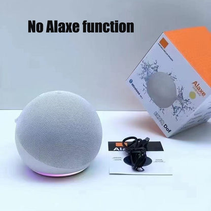 Mini Caixa de Som Bluetooth Portátil Sem Fio com Cancelamento de Ruído Alaxe para Festas, Acampamentos, Luz RGB e Subwoofer para Ambientes Externos