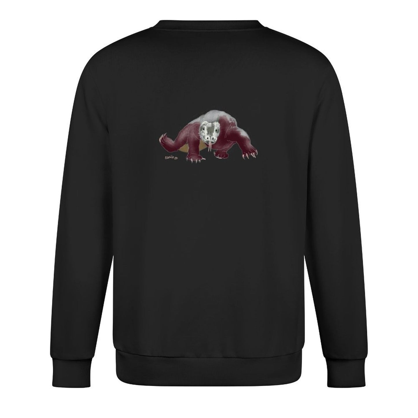 Komodo Dragon Pullover anime clothing men's winter sweater men's clothes anime clothes sweatshirt