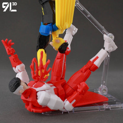 9L3D Sortudo 13 Invencível Menino Conquistador? Boneco de Ação Omni Impresso em 3D Modelo de Anime Articulado Colecionável Brinquedo Presente Fã