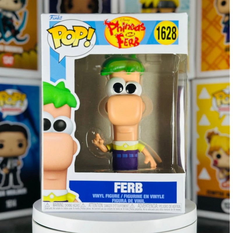 Funko Pop Oficial Genuíno Phineas E Ferb Boneco de Ação Modelo #1628 #1629 Escultura de Vinil Bonecos Edição Limitada Coleção de Fãs