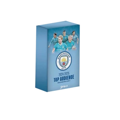 Cartas Colecionáveis Daka 2024-2025 Melhores Jogadores Manchester City Juventus AC Milan Internazionale Milano Estrela do Futebol Caixa de Presente Oficial