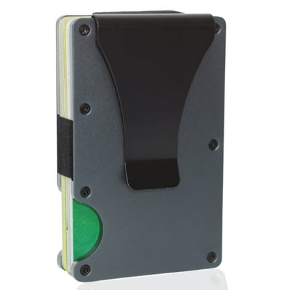 Minimalist Slim RFID Blocking Wallet For Men - Light Weight, Durable & Compact- Aluminum Wallet With Money Clip (Black?