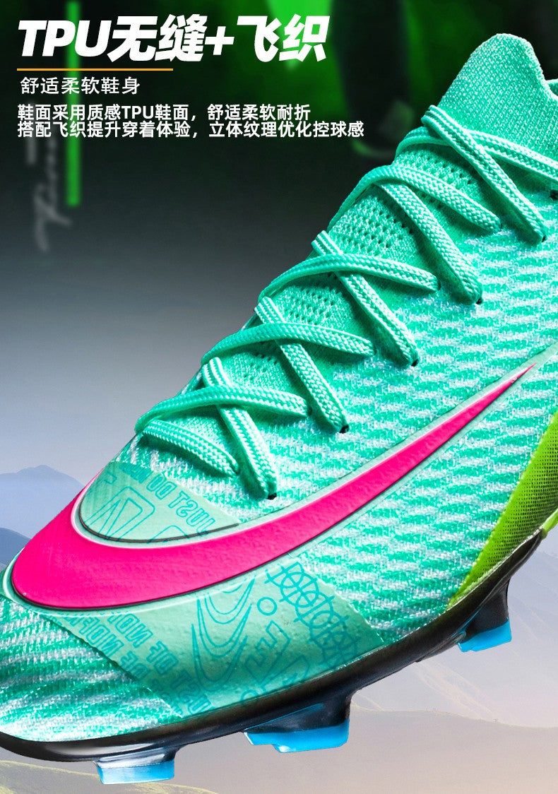 New Men Soccer Shoes TF/FG Society Match Cleats Football Field Boots Indoor Professional Training Original Women Football Shoes