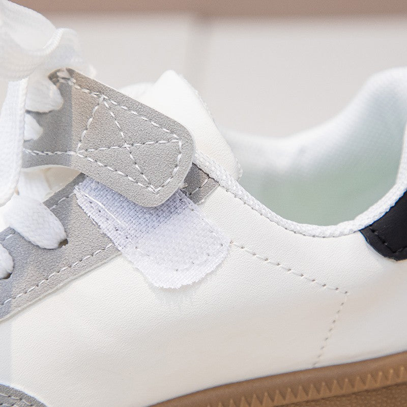 Children's Board Shoes Boys Sneakers 3-18 Years Old Khaki Boys Girls Single Shoes Four Seasons Non-slip Kids De Training Shoes