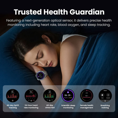 Smartwatch HAYLOU Solar Neo Tela HD de 1.53'' Monitoramento de Saúde 24H Chamada Bluetooth Smartwatch Masculino Feminino Relógios Esportivos Inteligentes