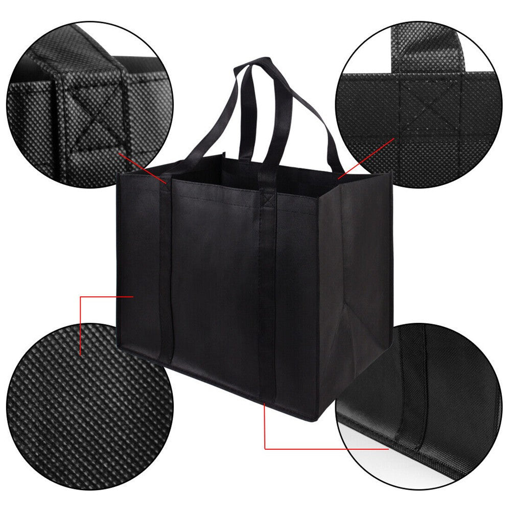 1Pcs Simple Foldable Portable Eco-Friendly Large Capacity Reusable Grocery Heavy Duty Shopping Bags Totes Handbag New
