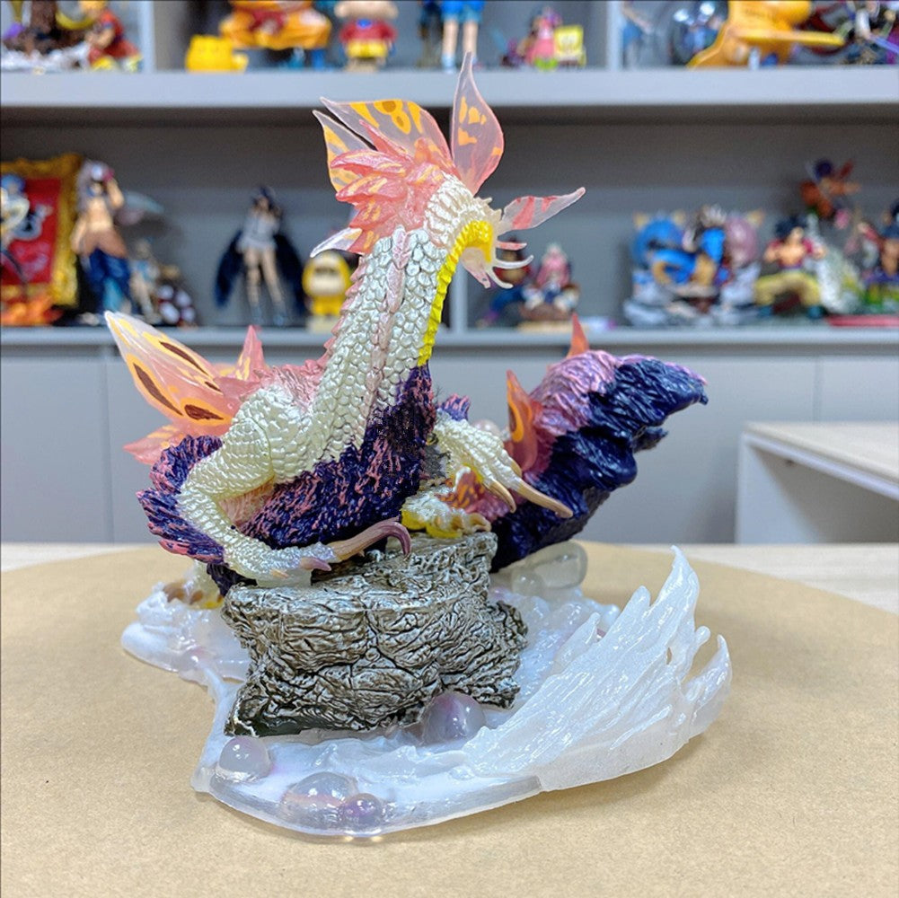 Monster Hunter World 4 Mizutsune Garagem Capcom Estátua Colecionável Modelo Boneco Brinquedo