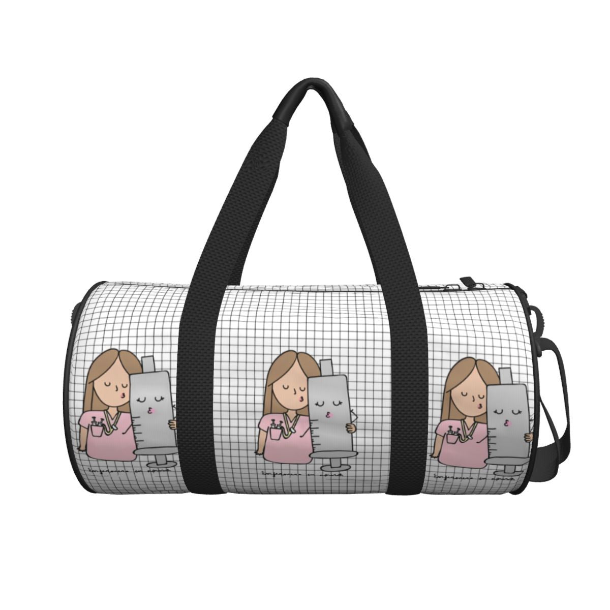 Couple Travel Bag Enfermera En Apuros Doctor Nurse Gym Bag Large Oxford Custom Handbag Colorful Casual Sports Bag