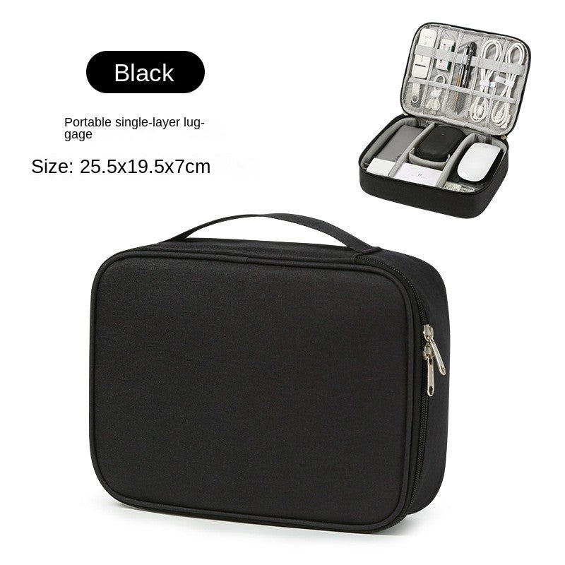 Portable USB Data Line Charger Storage Bag Travel Cable Organizer Waterproof Cable Storage Bag Digital Electronic Organizer