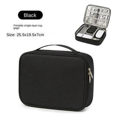 Portable USB Data Line Charger Storage Bag Travel Cable Organizer Waterproof Cable Storage Bag Digital Electronic Organizer