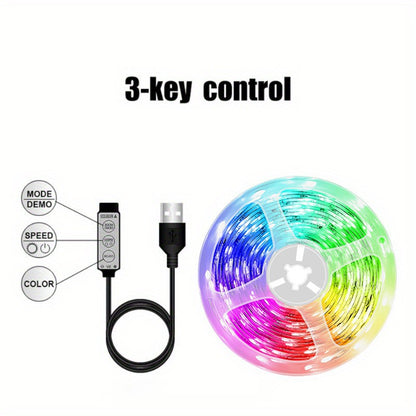 Smart LED Strip Lights 5m-20m Music Sync 5V RGB Led Light with App and Remote Control Christmas Party Room Decoration Lighting