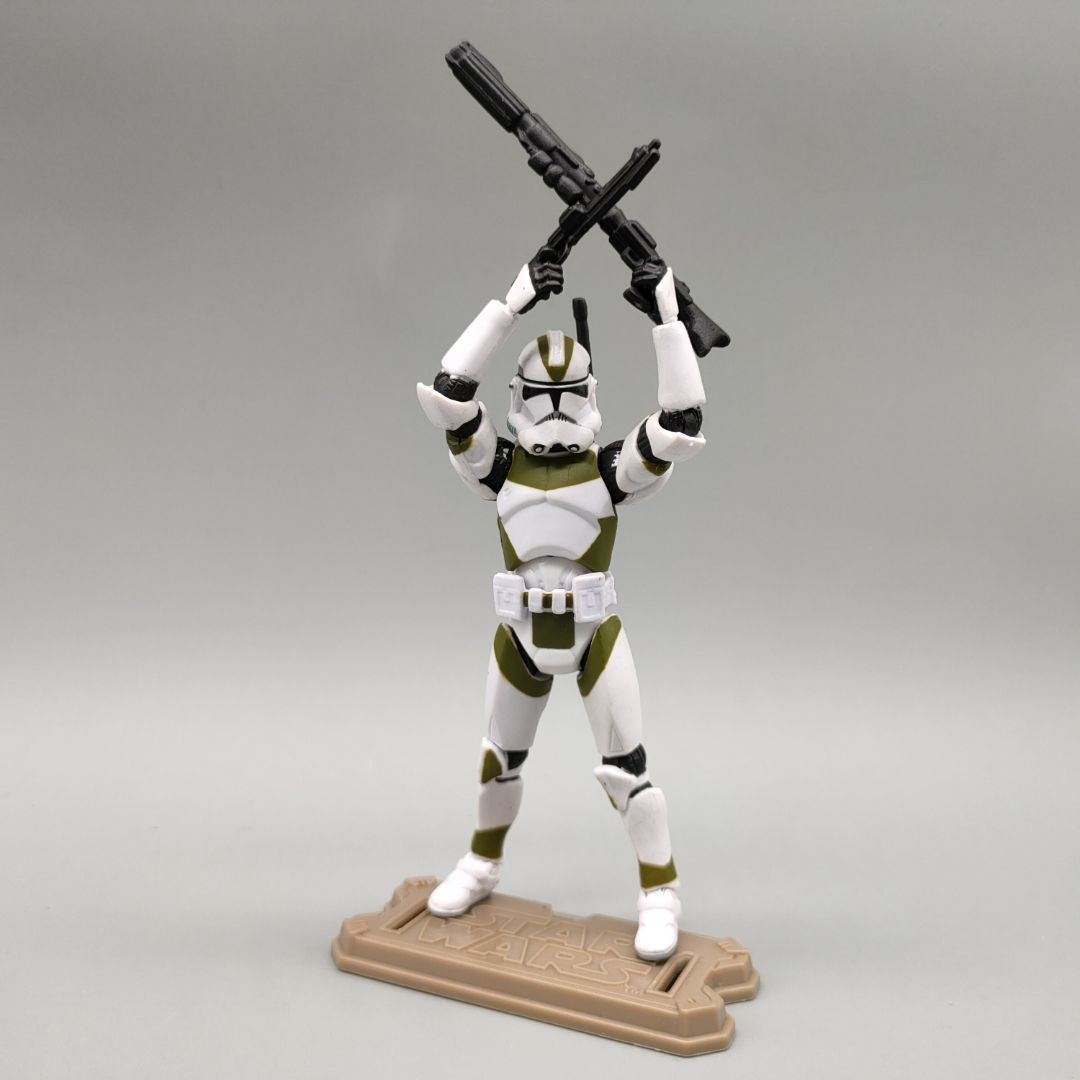Lote de 3 Bonecos Soltos Star Wars Elite Force 501st 442nd Shadow Utapau Gree Shock Battalion Trooper 3.75" Coleção