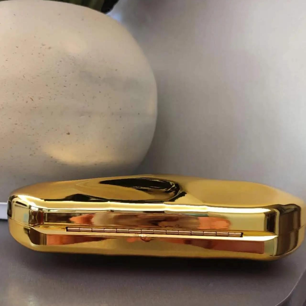 2025 Silver Metal Clutch Party Purse Evening Bag Wedding Bridal Bolsas Sac A Main Bag Wholesale