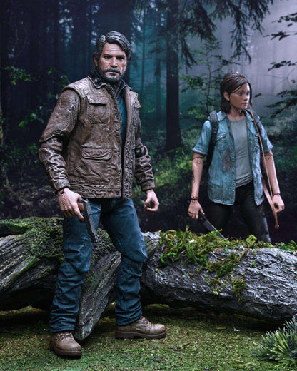 18cm NECA The Last Of Us Part 2 Joel Ellie Com Arco Action Figure 2 pçs/set Modelo Brinquedo Articulado Presente de Natal Brinquedo Premium