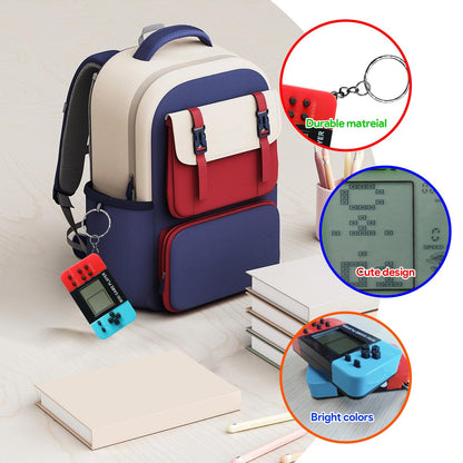 12-100pcs Mini Handheld Game Console Keychain Video Game Party Favors For Kids Birthday Christmas Gifts School Classroom Prizes