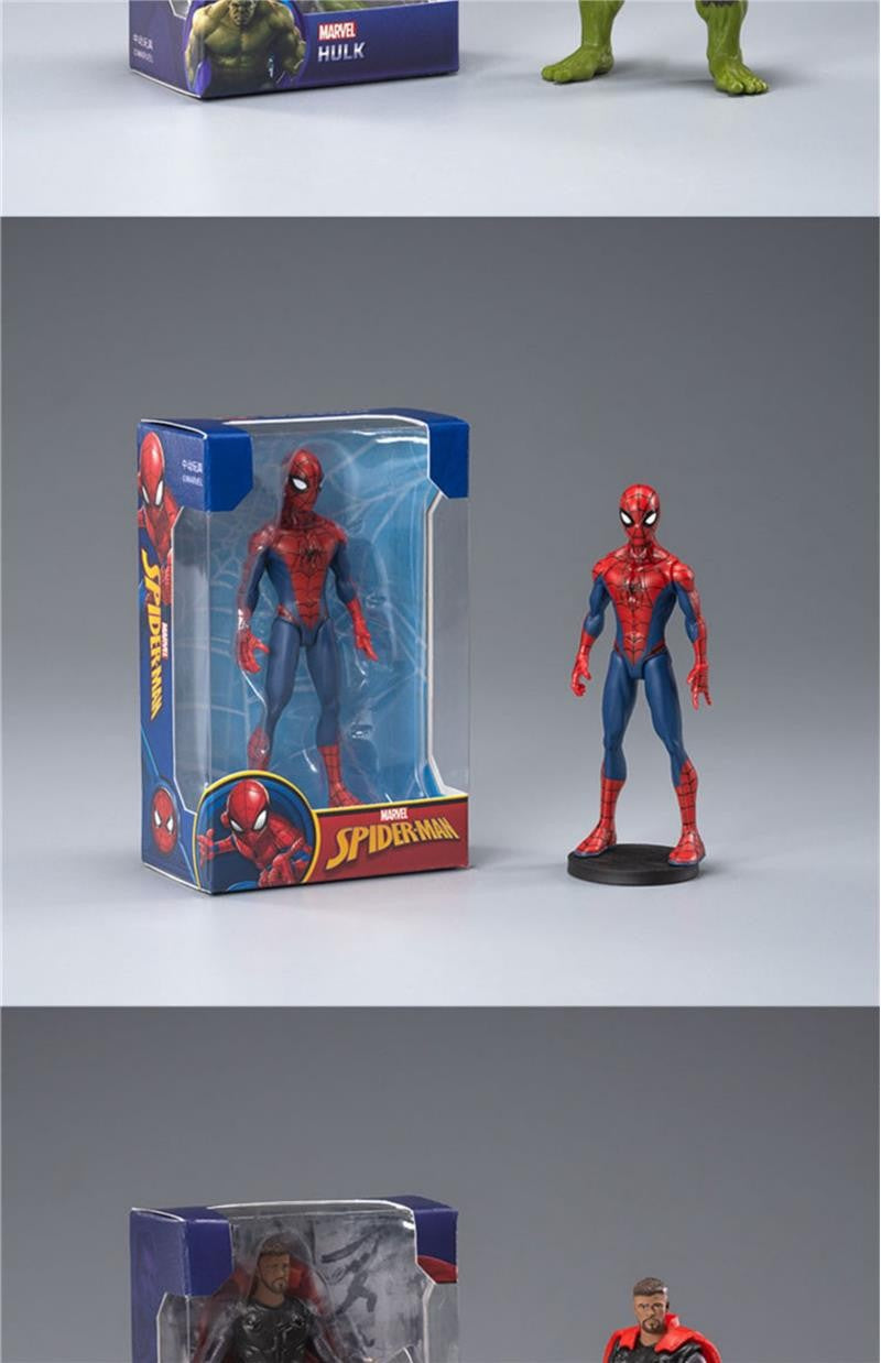 ZD Toys Vingadores Lendas Homem de Ferro Homem Aranha Thor Capitão América Thanos Hulk Máquina de Guerra Bonecos de Ação Presente