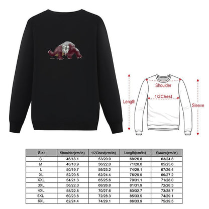 Komodo Dragon Pullover anime clothing men's winter sweater men's clothes anime clothes sweatshirt