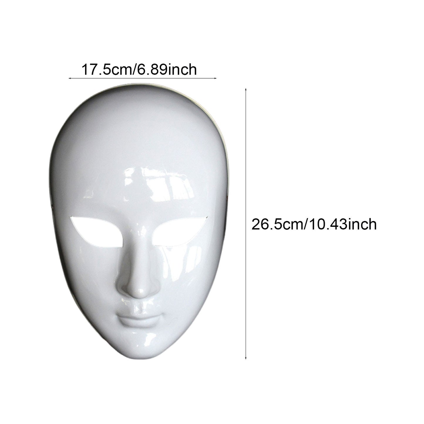 DIY Unpainted Face Masquerade Costume s for Party Decoration Accessories