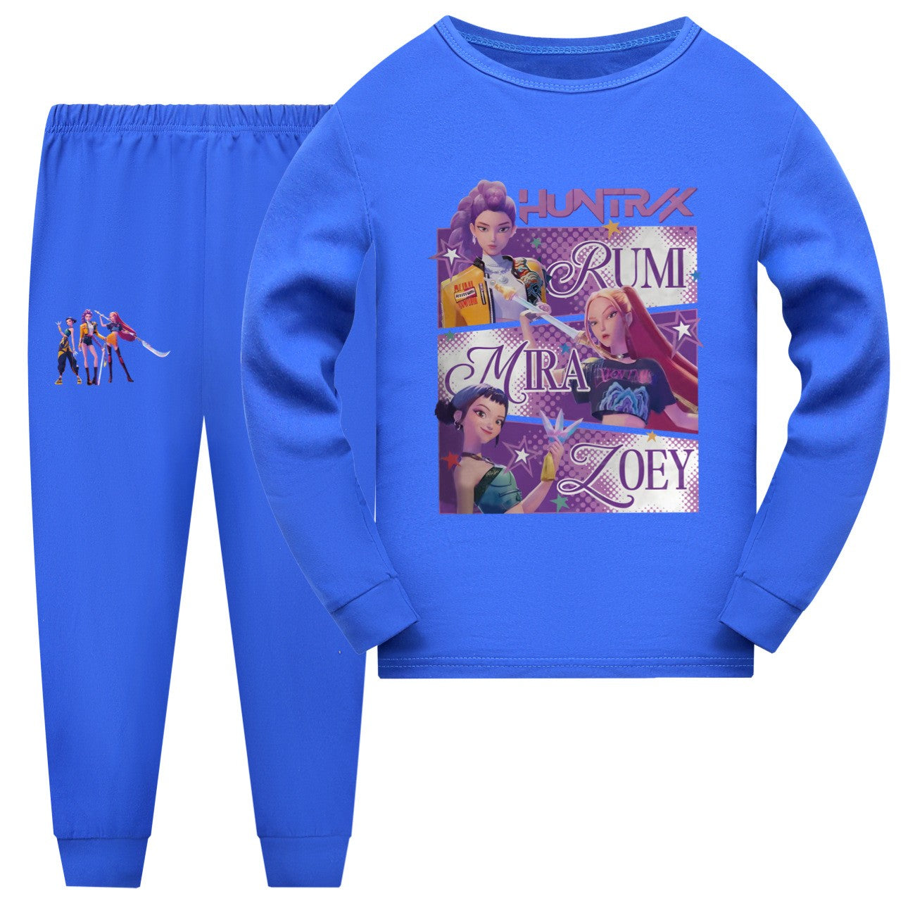 Kpop Demon Hunters Cartoon Kids Clothes Baby Girls Pajama Set Fashion Boys Long Sleeve Pyjamas Children Sleepwear Suit