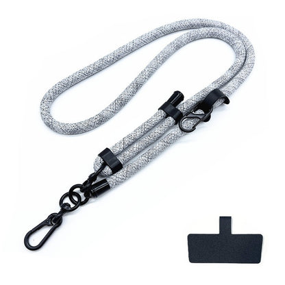Cordão de Telefone Ajustável 1 Cm de Diâmetro Capa Universal Externa Transversal Ombro Cartão Corda de Pescoço Clipe Alça de Pulso Anti-perda