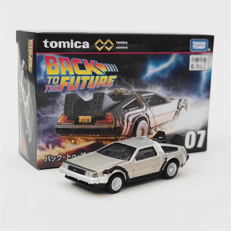 TOMY Mitsubishis JDM Lancer Evo X Carros de liga leve e veículos de brinquedo Modelo de carro em miniatura em escala para crianças