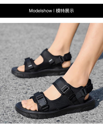 A Pair of Men's Sandals, Summer New Trendy Sports Outer Wear, Non-Slip, Wear-Resistant, Soft-Soled Driving, Cool Beach Shoes for Men
