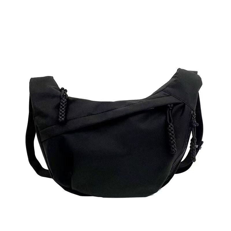 Neutral Style Shoulder Bag for Men and Women, Suitable for Casual Outings and Work Use Made of Nylon Material.