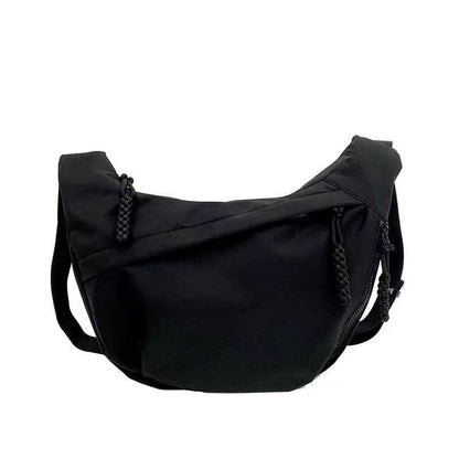 Neutral Style Shoulder Bag for Men and Women, Suitable for Casual Outings and Work Use Made of Nylon Material.