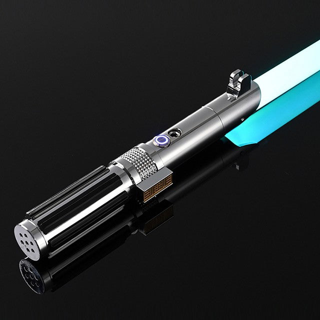 Luke RGB 16 Color Variable Metal Handle Lightsaber With Hitting Sound Effect FX Duel Lightsaber Metal Aluminum Handle Lightsaber
