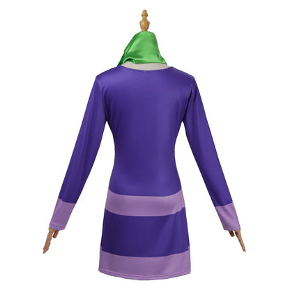 Daphne Blake cosplay costume adult Women fantasy song disguise dress socks TV cosplay Halloween cosplay set