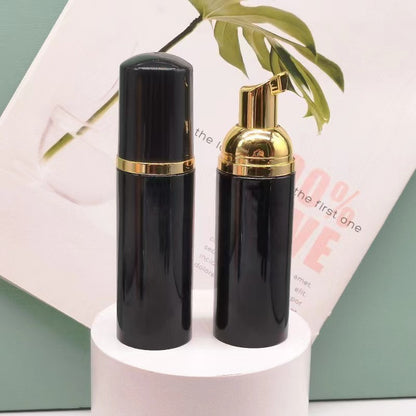 10/30/60PCS 60ml Plastic Pump Foam Bottle Fillable Mousse Facial Cleanser Foam Dispenser black Pump Bottle Empty Container