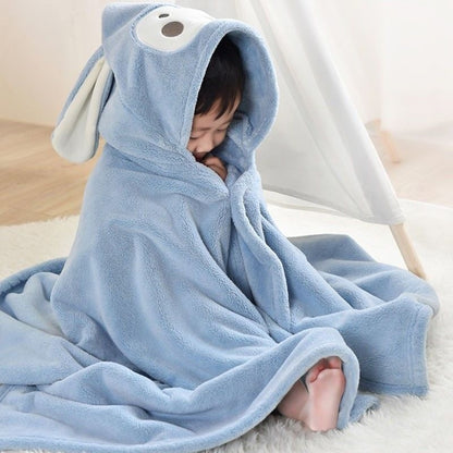 70x140CM Baby Bath Towel Hooded Ultra Soft Towel Highly Absorbent Bathrobe Blanket Toddlers Shower Gifts for Boys Girls