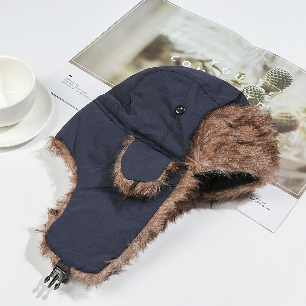 Men Women Fur Earflap Winter Cap Russian Ushanka Winter Hats Ski Hat Winter Warm Hat