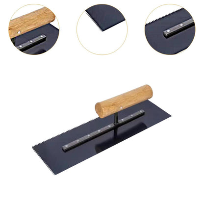 Desempenadeira dentada de 2 mm, ferramenta manual, desempenadeira de acabamento de concreto para construção, drywall, azulejo, cimento, alvenaria.
