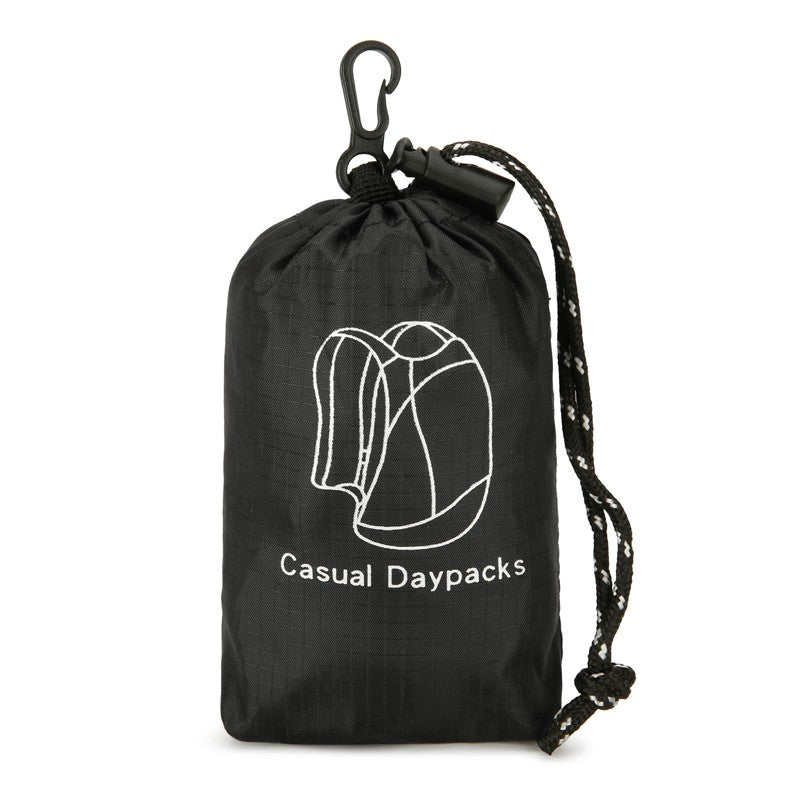 The foldable nylon outdoor lightweight backpack, simple handbag and hiking bag are suitable for outdoor sports and travel