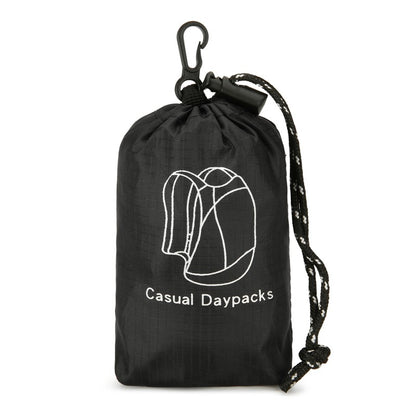The foldable nylon outdoor lightweight backpack, simple handbag and hiking bag are suitable for outdoor sports and travel