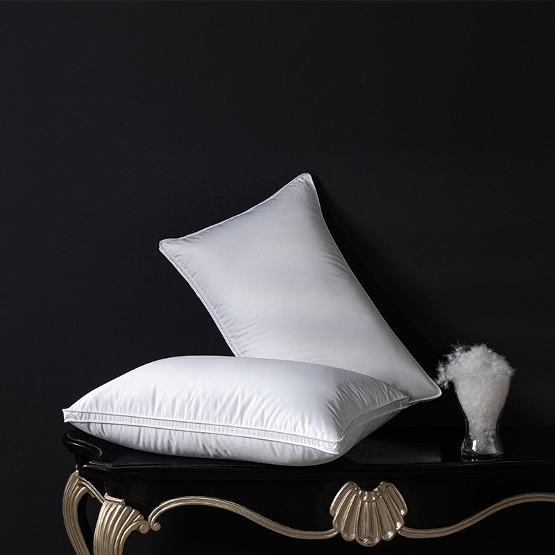95% Pure Goose Down Pillow 1200TC Anti - Drill Pima Fabric 1000 Cleanliness 1000+ Loft Multiple Sizes (50x70cm etc.)