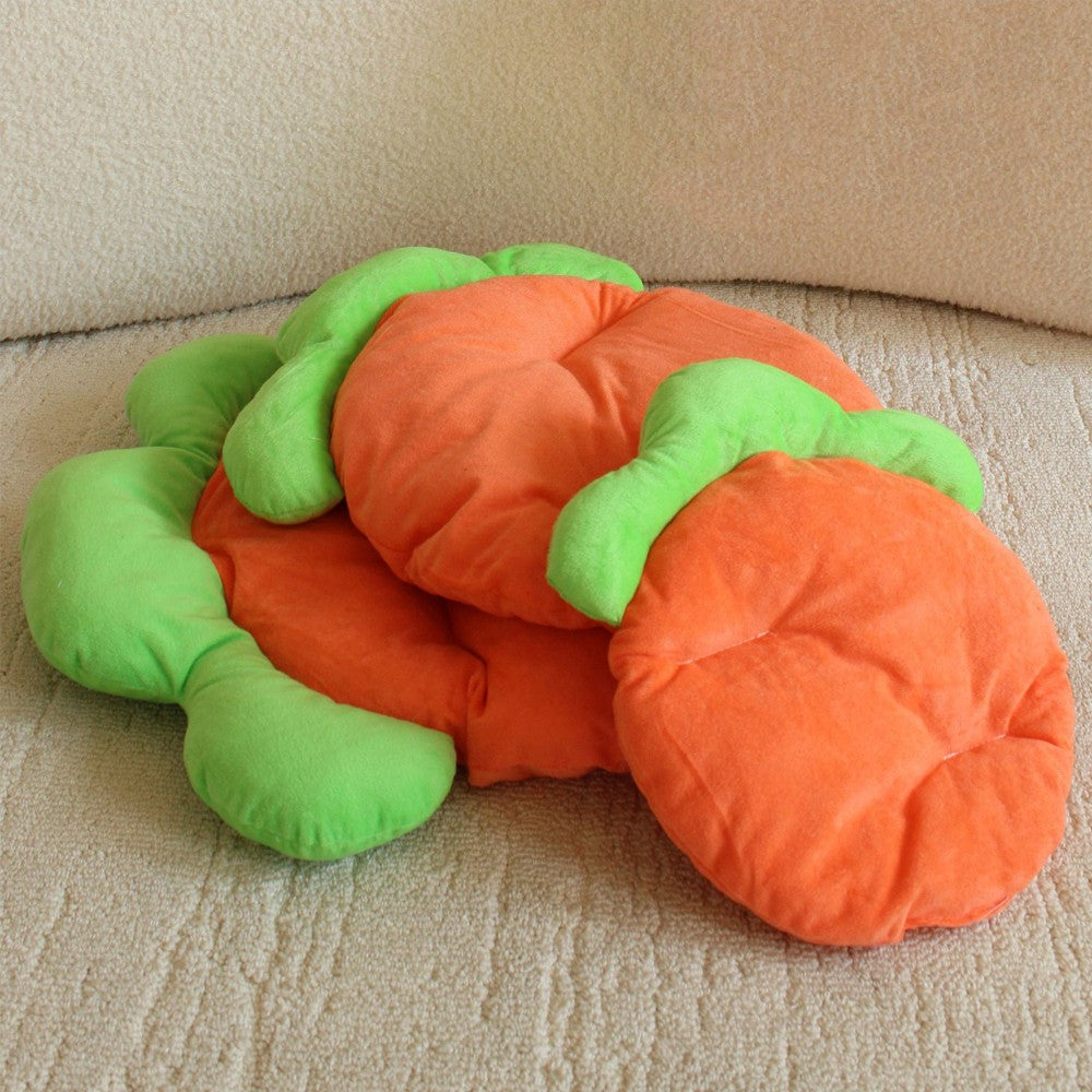 1 UNIDADE Tapete Quente em Formato de Cenoura para Coelhos, Macio, Respirável, Fofo, para Sofá, para Pequenos Animais de Estimação, Hamster, Coelho, Filhote, Gatinho, Cama para Dormir